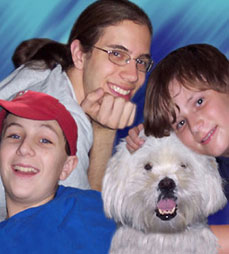 family photo created from 4 separate images